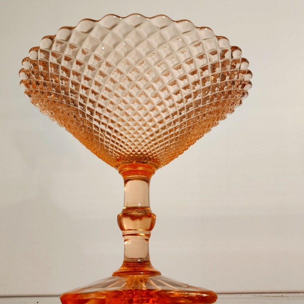 Pink Glass 1920's Antique